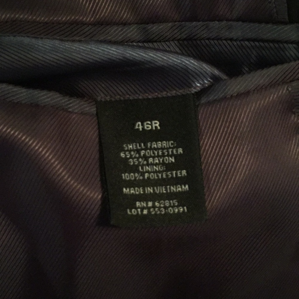 Men’s J.Ferrar Pinstripe Jacket & Vest - Picture 3 of 5